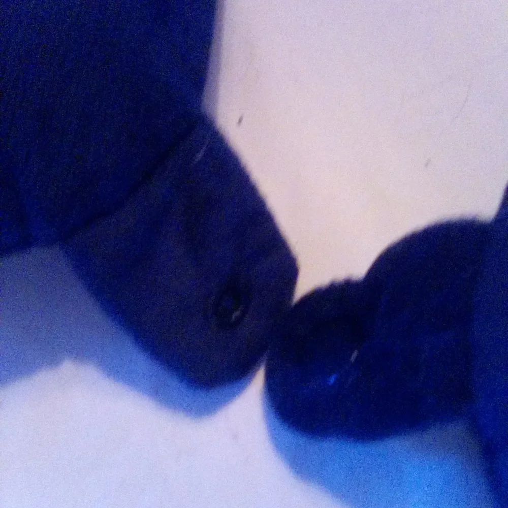 Blue  Soft Felt Neck Travel Pillow_2